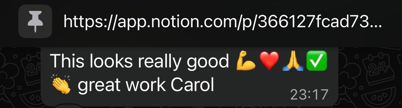 Client testimonial screenshot